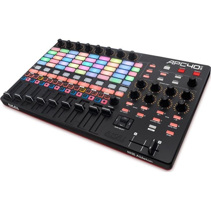Controller AKAI, APC 40 II, LED RGB, negru