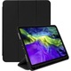 Husa tableta Mercury Flip Case pentru iPad Pro, neagra, cu suport, protectie 360, material TPU/microfibra