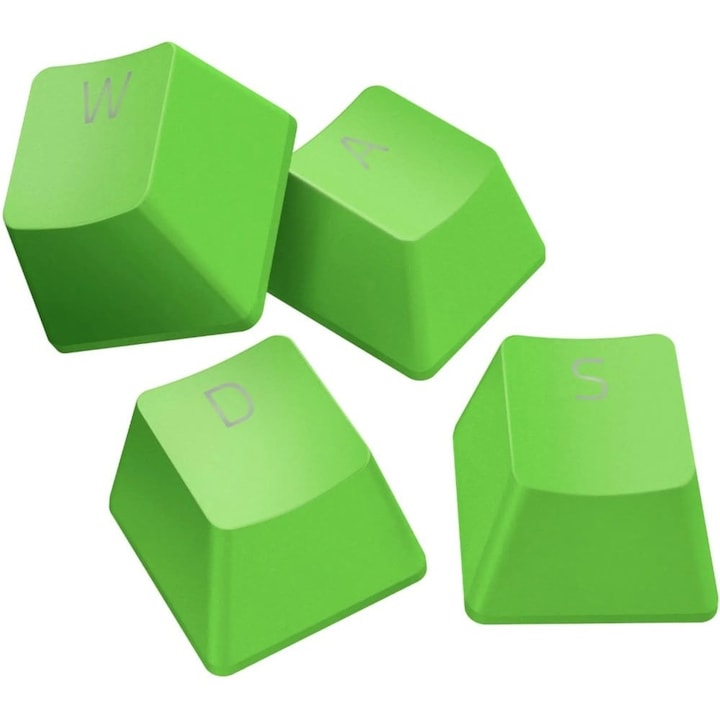 Капачки за бутони Razer PBT Keycap + Coiled Cable Green Upgrade Set