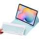 Husa Strado cu tastatura pentru Samsung Galaxy Tab S6 Lite Albastru - CFS6L