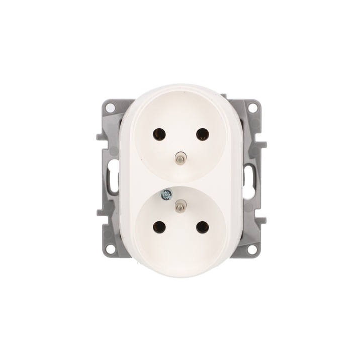 Двоен контакт Niloe, Legrand, 16 A, 250 V, Бял