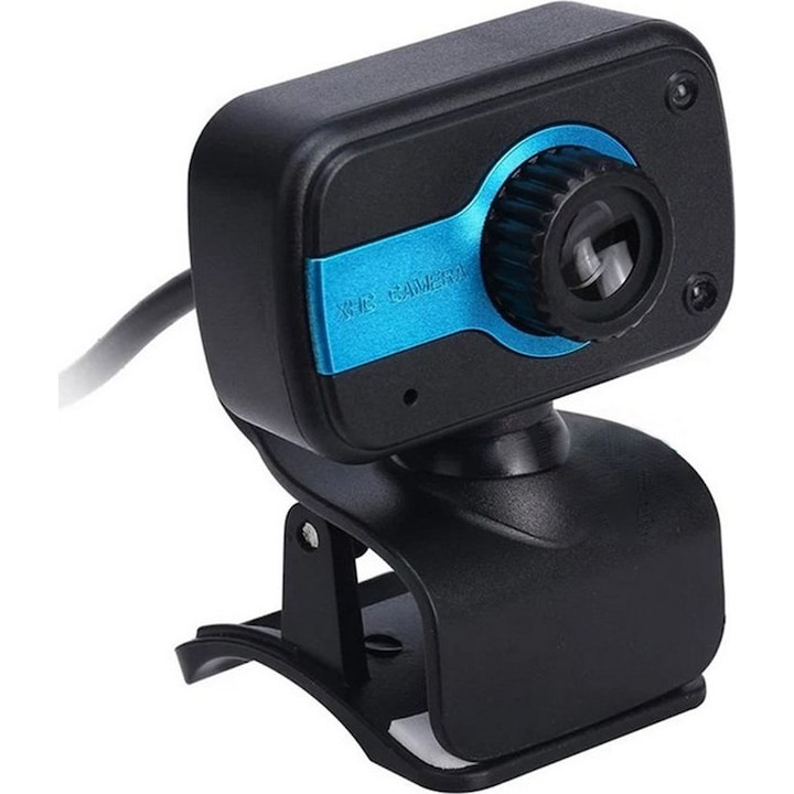 Webkamera állvánnyal, Strado, LED, 640x480, fekete
