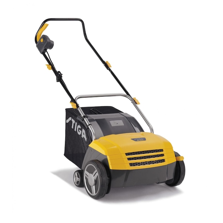 Скарификатор, Stiga, 1300 W, 40l, черен/жълт