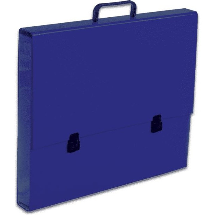 Mapa, Tadeo Trading, A3, cu maner, Albastru