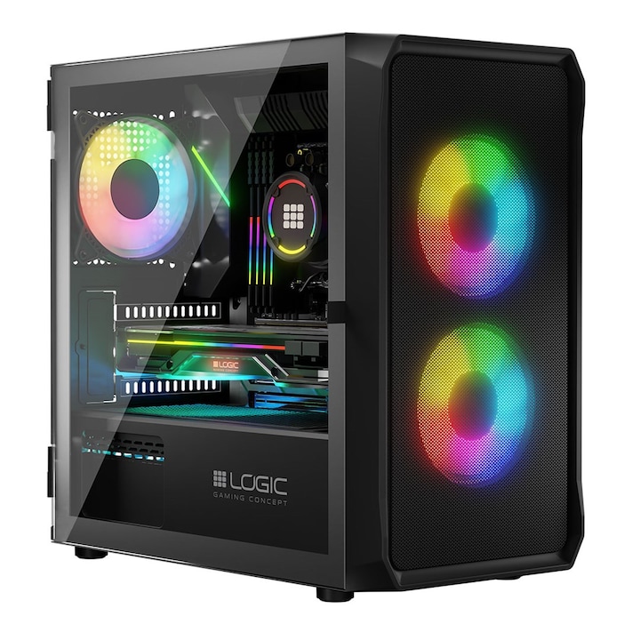 Carcasa PRO GAMING SAMURAI Mid Tower Negru