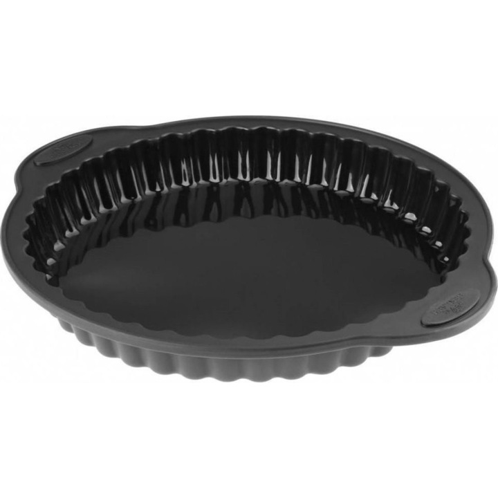 Forma de copt pentru tarta, Gerlach, Silicon, 22 cm, Negru
