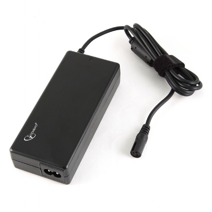 Laptop töltő, Gembird, 90 W, Fekete