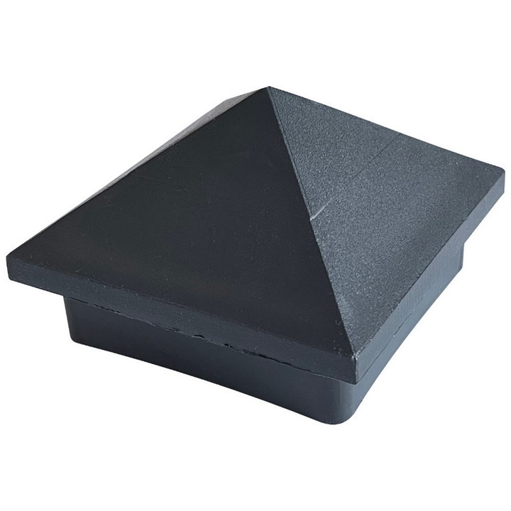 Capac pentru stalp gard, UN, plastic, 80x80mm