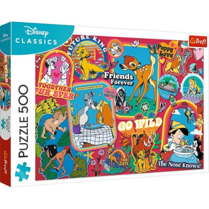 Puzzle 500 Disney: През годините Trefl
