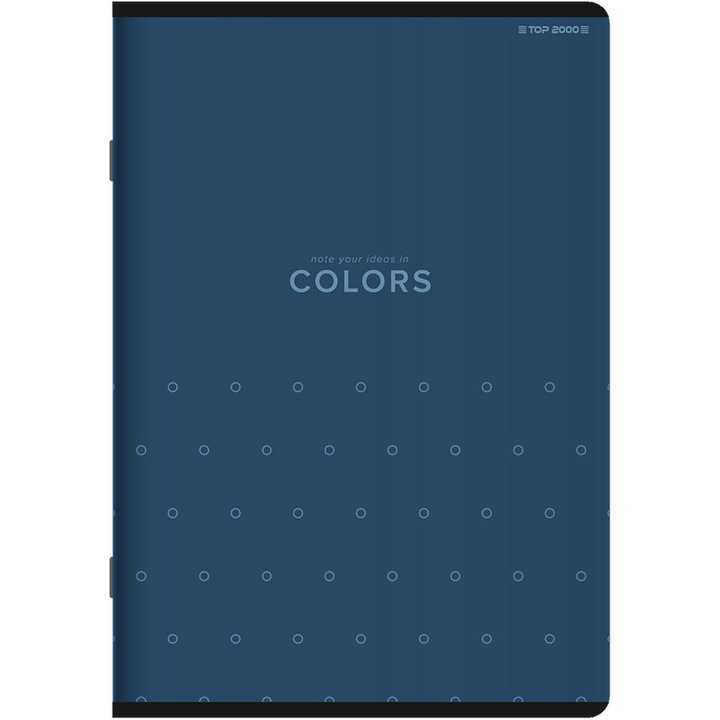 Színek matek füzet, TOP 2000, A5, 60 lap, 70 g/m2, 20,7 x 14,6 x 0,6 cm, kék