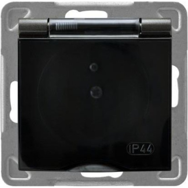 Priza, OSPEL, GPH-1YZ/m/50/d, Negru/Antracit