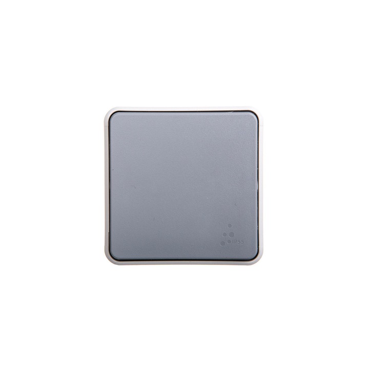 Kapcsoló Legrand Plexo55 1/4owy 10AX szürke, IP55