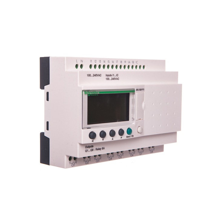Programozható relé, SCHNEIDER, 4 kV, 240 V, Fehér