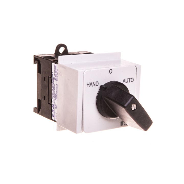 Авточаст Eaton, HAND-0-AUTO, 2P, 20A, Монтаж на релса, T0-2-15432/IVS, Бял