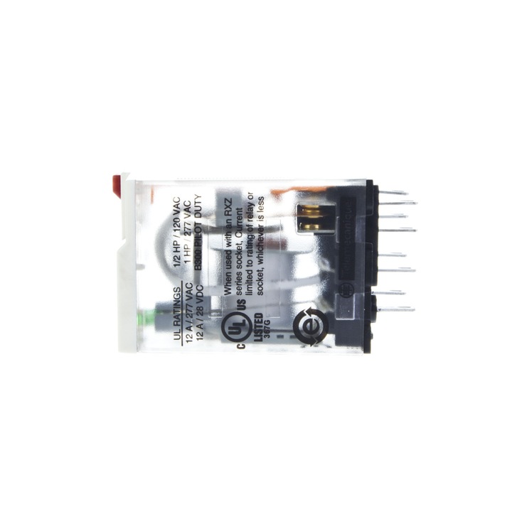 Releu miniatural, Relpol, 2P, 12A, 24V AC, IP40