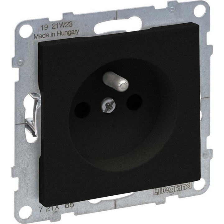 Priza, Legrand, 16 A, 250 V, Negru
