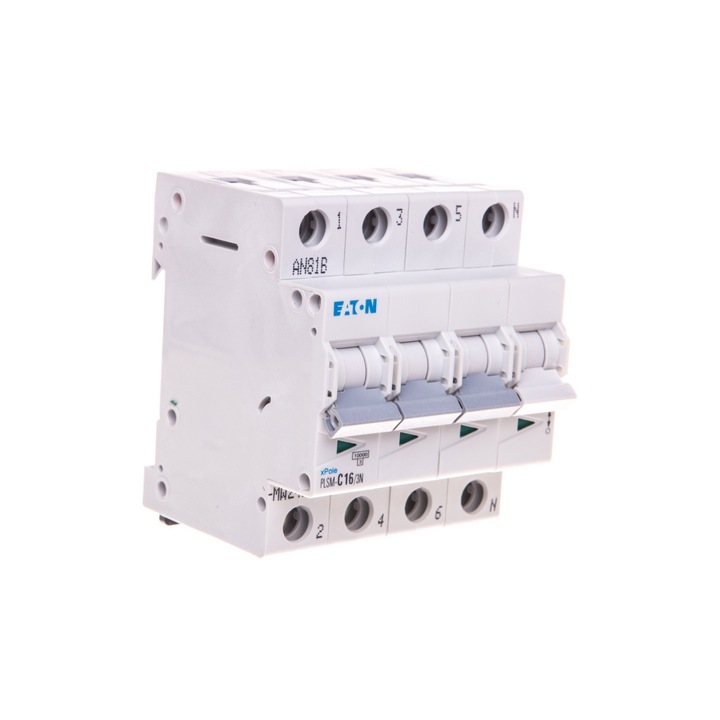Siguranta Eaton 3P+N C, 16A, 10kA AC