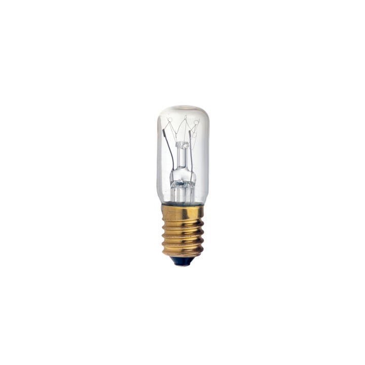 Bec decorativ tubular, Philips, Incandescent, 7W, 230-240V, T17, E14, Transparent