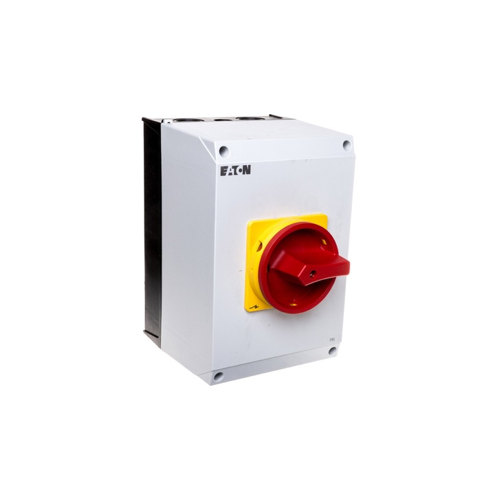 Comunatator siguranta electrica, Eaton, Plastic, 63A, Alb/Negru