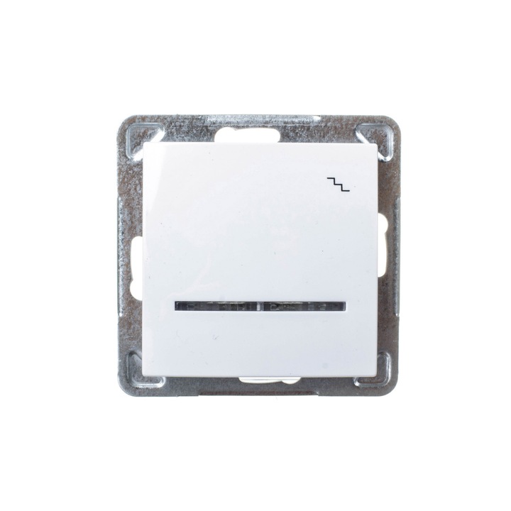 Lépcsőház kapcsoló, OSPEL, műanyag, fehér, 16A, 250V, 3520W