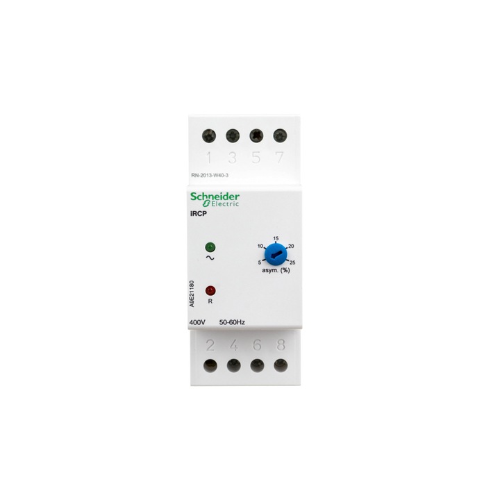 Priza de control faza Schneider Electric 8A, 1 contact, 36x90mm, 340-440V