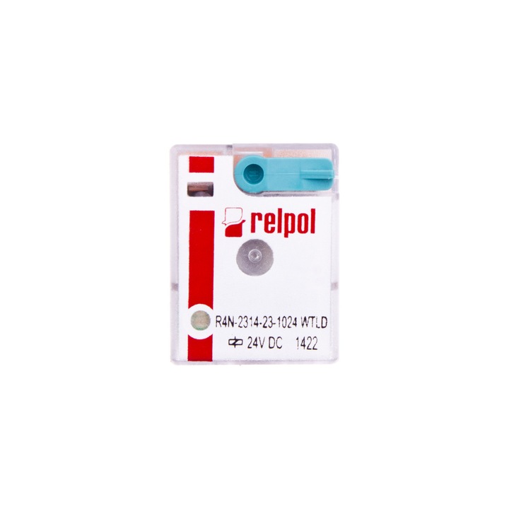 Ipari relé, Relpol, 4P, 6A, Multicolor