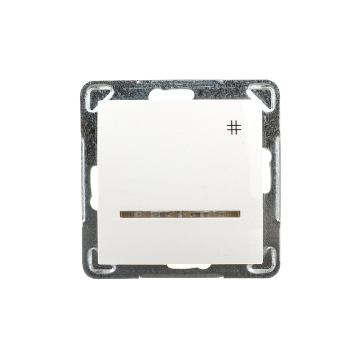 Conector intrerupator, Ospel, Plastic/metal, Ecru