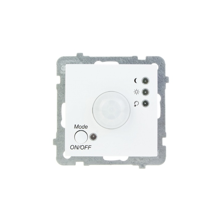 Електронен датчик за движение Ospel, 220V, IP20, Бял