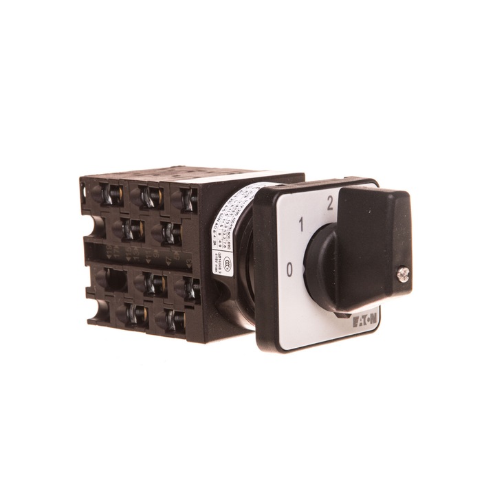 Kapcsoló, Eaton, Cam 0-1-2-3, 3P, 20A T0-5-8281/E beépített