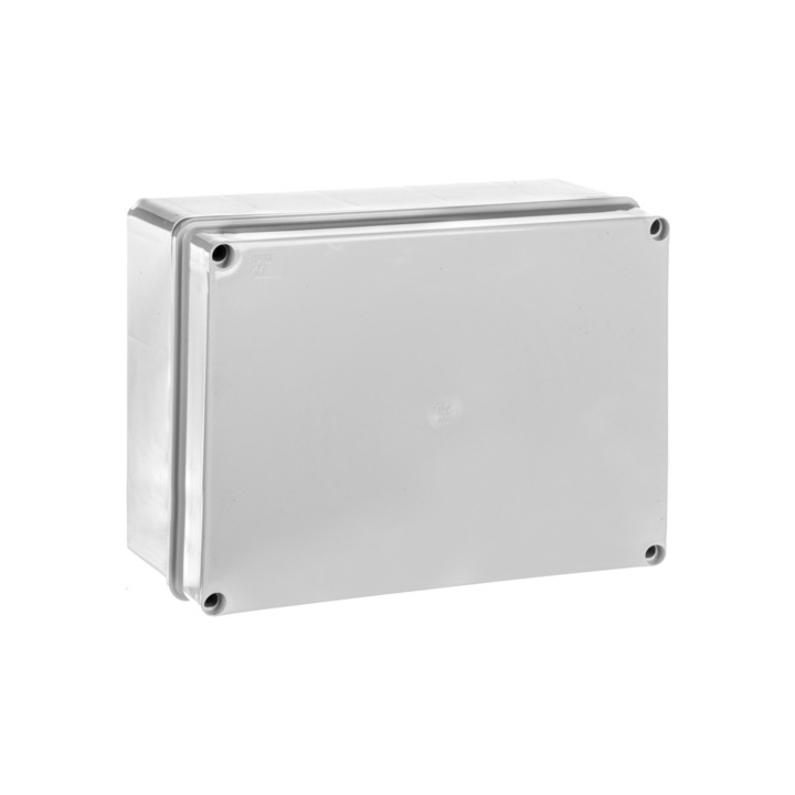 Cutie de suprafata cu capac, Elettrocanali, Plastic, IP56, Gri