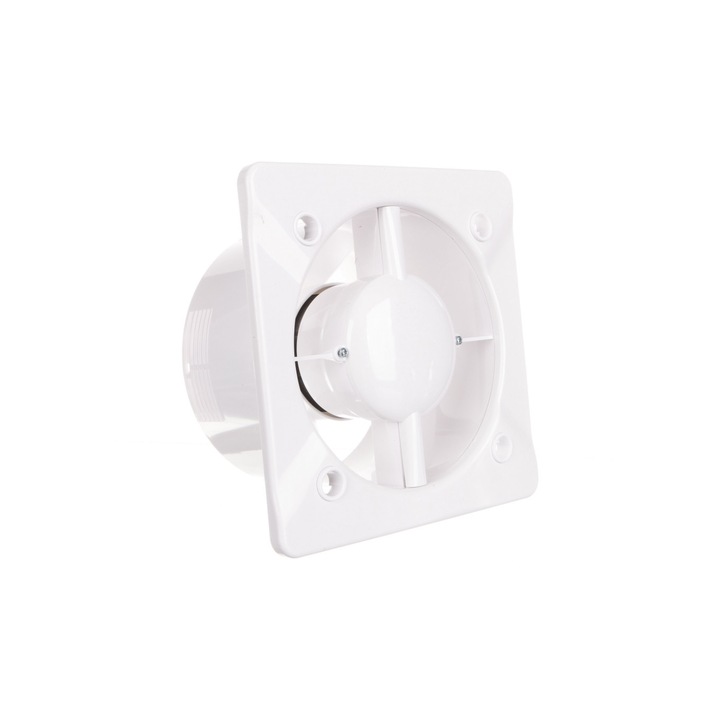 Corp ventilator pentru baie, Awenta, Silent 125T SYSTEM+, Plastic, 125 mm, Alb