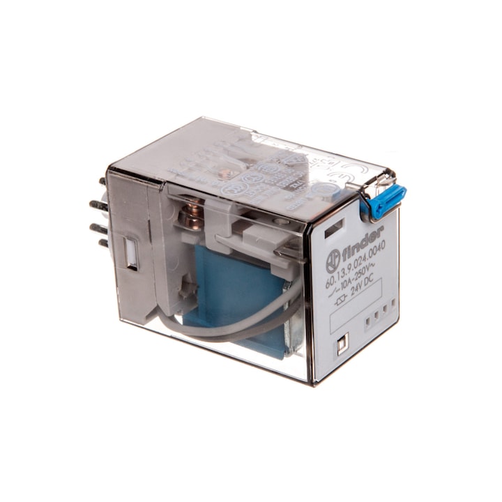 Releu miniatural, Finder, 3P 10A 24V