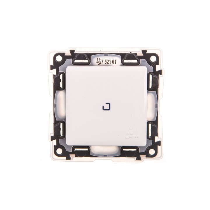Intrerupator Legrand unipolar IP44 cu lumina de fundal alba