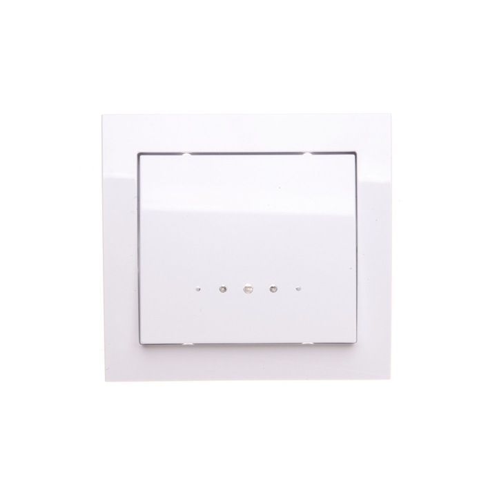 Ospel megszakító, AP-1WS/00 modell, fehér, 250V, kerettel