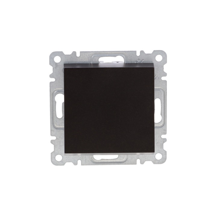 Hager kapcsoló, 1 pólusú, fekete, műanyag, IP20