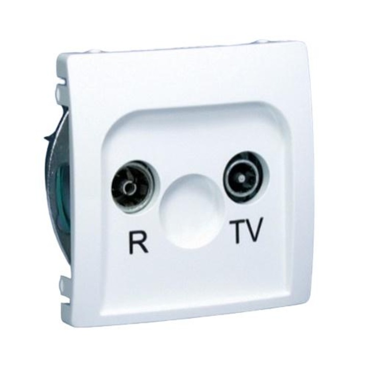 Priza RTV, Kontakt-Simon, 10dB, Alb