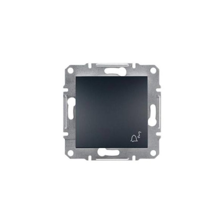 Schneider ASFORA Egypólusú nyomó, csengőjel, rugós bekötés, antracit, EPH0800171