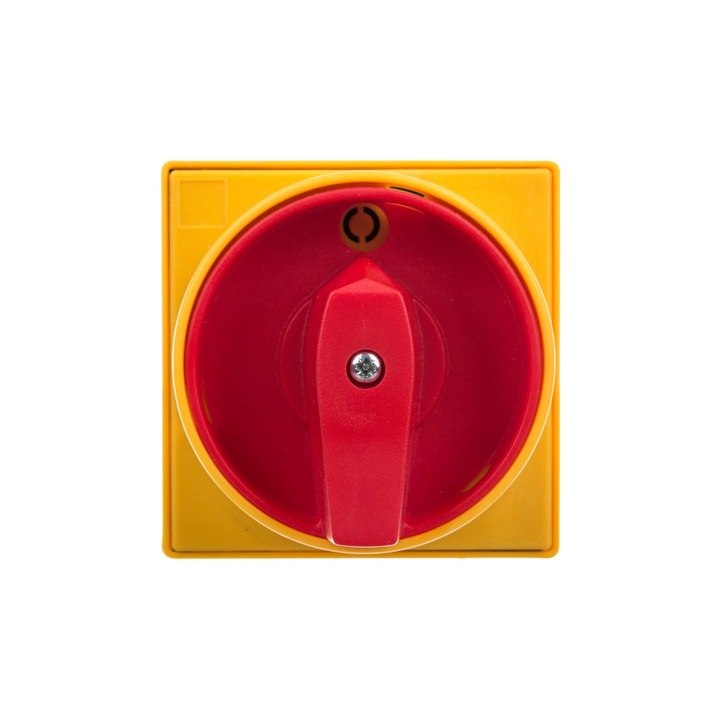 Comutator cu came incastrat, Lovato Electric, 25A, galben/rosu