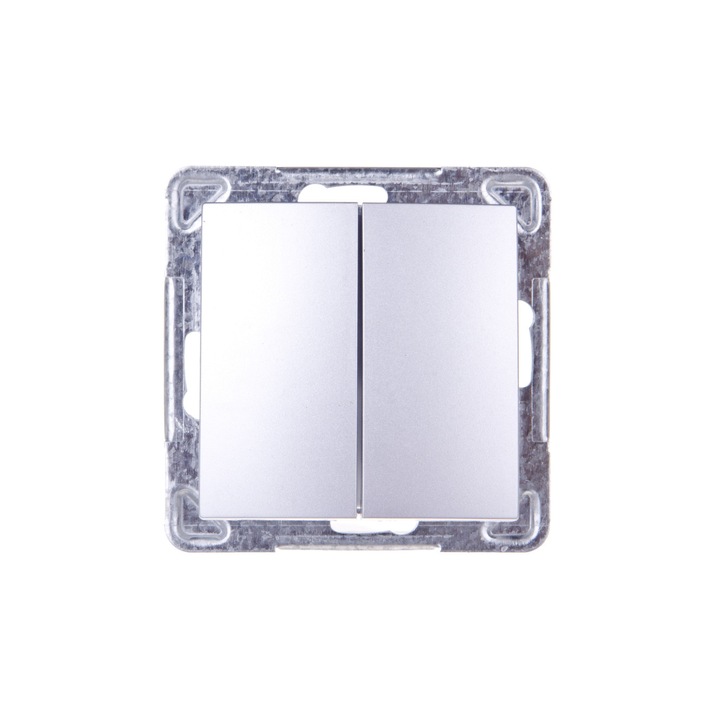 Comutator lumini de interior, OSPEL, PVC, Gri