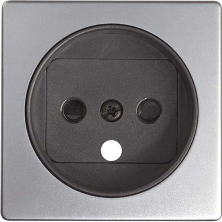 Capac pentru priza simpla, Kontakt-Simon Simon 82, gri