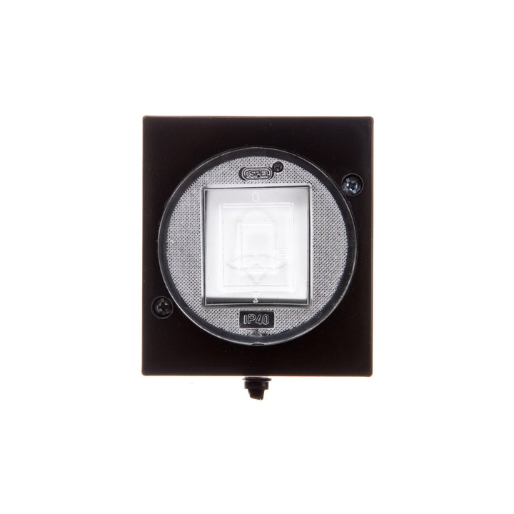 Conector unic clopot, OSPEL, Ermetic, IP44, Negru