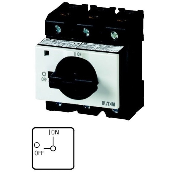 Be/Ki kapcsoló Eaton P3-63/IVS 3P 63A 690V, 3 pólus, 4kA