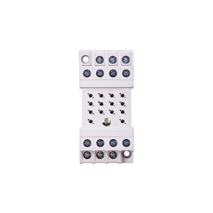 Relé aljzat, Relpol, R15, 4P, 10A, 250V, GZ14