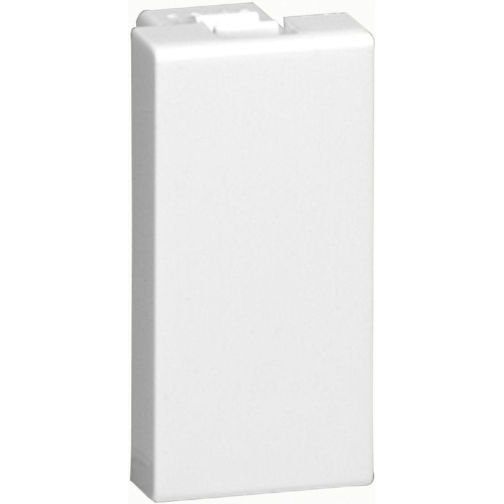 Capac tablou electric Mosaic, Legrand, Plastic, 22.5x45mm, Alb