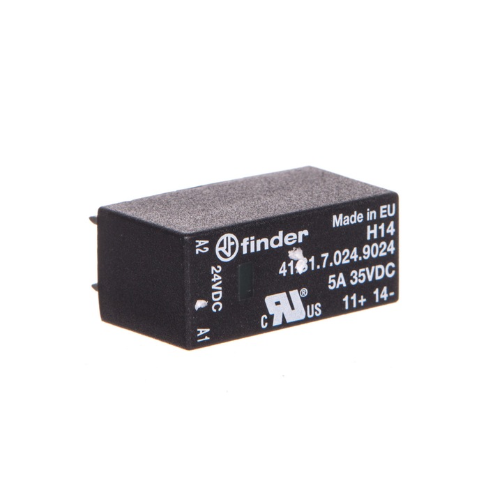 Releu miniatural pentru placa de circuit, Finder, 95.x5.x/93.x2 SSR OC 5A / 24V DC