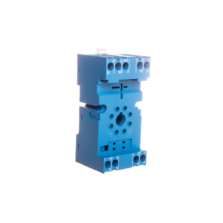 Soclu pentru relee, Finder, seria 60.12 88.12, albastru