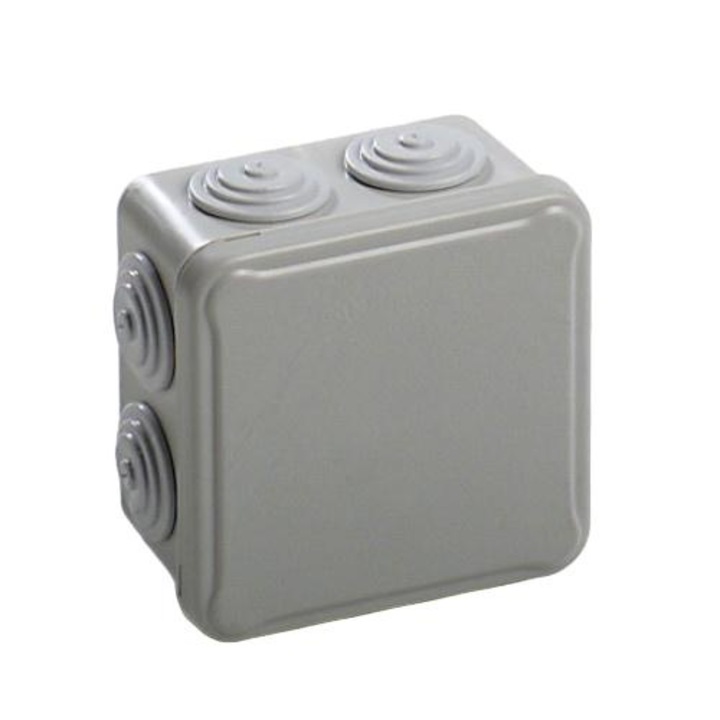 Cutie de jonctiune, PCE, Termoplastic, 88 x 88 x 50 mm, IP54, Gri