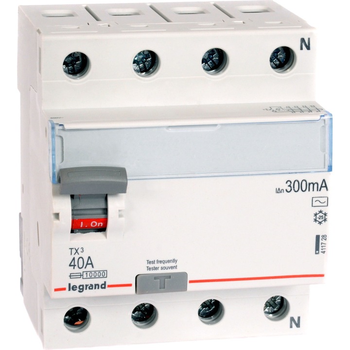 Siguranta de curent rezidual, Legrand, 4P, 400 V, 40A, IP2X