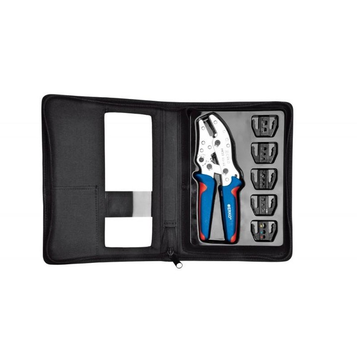 Krimpelő fogó készlet 5 vágószerszámmal, Erko, PR33-Z5