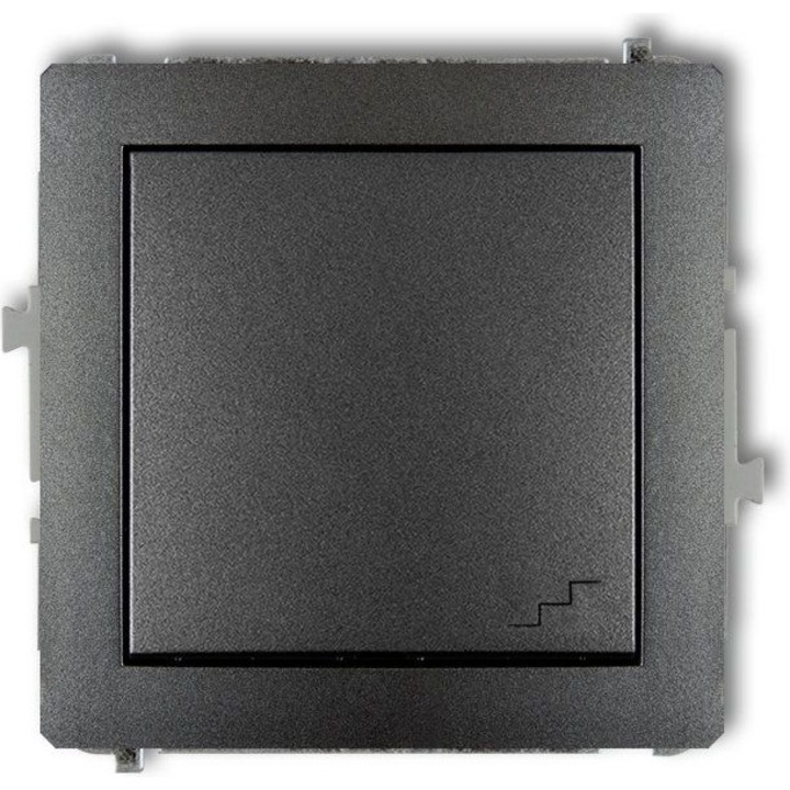 Süllyesztett kapcsoló, Karlik, IP20/44, Grafit